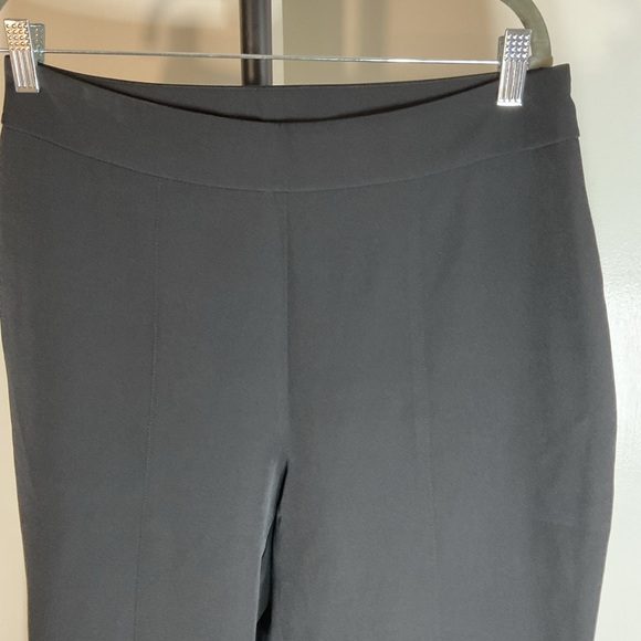 INC International Concepts Black Skinny Ankle Pants 10 Side Zip Work Trousers - Picture 2 of 5